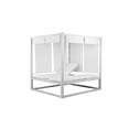 thumbnail image 2 of Pangea Home Madonna Modern Aluminum Outdoor Daybed in White Frame/Fabric, 2 of 15