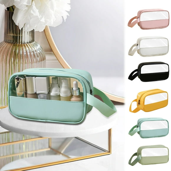 Xihbxyly Neceser de Viaje Multiusos, Diseño Portátil de Gran Capacidad, Pvc Impermeable, Asa Práctica, Organizador de Artículos de Aseo Personal, 21 X 13 X 7 Cm.