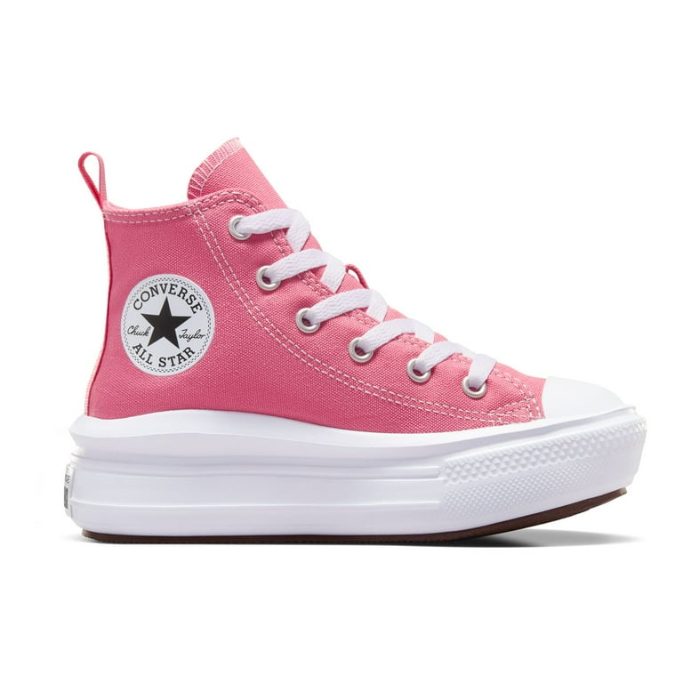 Converse Chuck Taylor All Star Kids Move Platform Shoes Color Sneaky Pink Size 3 Walmart
