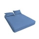 thumbnail image 2 of Fiudx Liquidación De Ofertas Flash Juego De Sábanas De Seda Con Sensación Fresca De Nivel De Verano, Tres Sombreros De Seda Helada Para Cama Doble, Dormitorio, 2 of 6