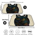 thumbnail image 7 of Lsque Owl with Mandala Car Windshield Sun Shade | Accordion Folding Style Auto Shade for Car Truck SUV Van | Blocks UV Rays Sun Visor Protector | Medium, 7 of 7