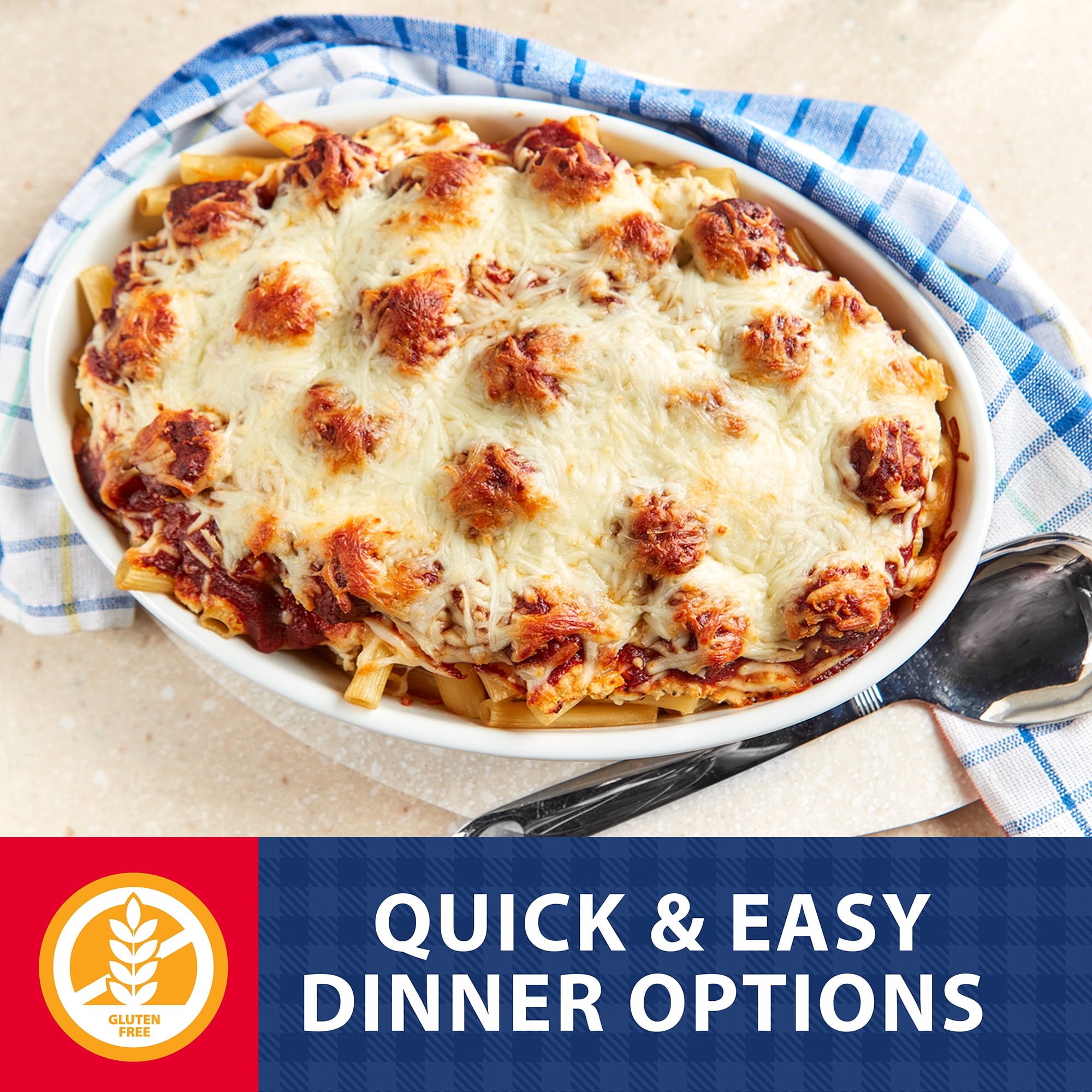 Hereford Meatballs with Spaghetti Sauce, Fully Cooked, Shelf Stable, 10oz Pouch (Case of 12)