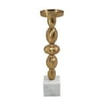 thumbnail image 3 of A&B Home Aluminum Diamond Stem Pillar Holder - 4.5" x 4.5" x 17.1" - Gold/White, 3 of 5