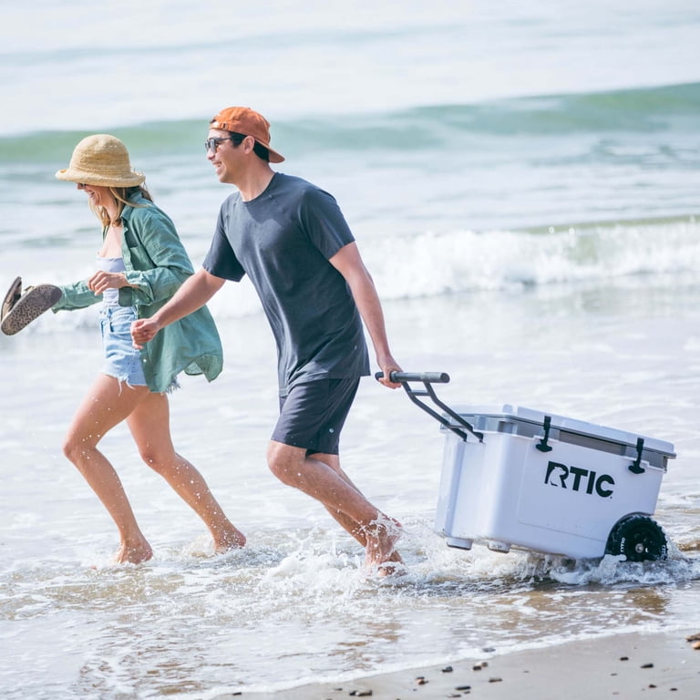 RTIC 52 QT Wheeled Hard-Sided Ice Chest Cooler, Ultra-Light, Fits