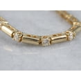 thumbnail image 4 of Hitanshu Jewels Beautiful 14K Yellow Gold Over Round Cut Cubic Zirconia Tennis Women's Bracelet, 4 of 5