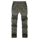 thumbnail image 2 of Pantalones largos para niños y niñas, de moda, de color sólido, desmontables, resistentes al viento y al agua, para senderismo al aire libre, pantalones para niños., 2 of 5