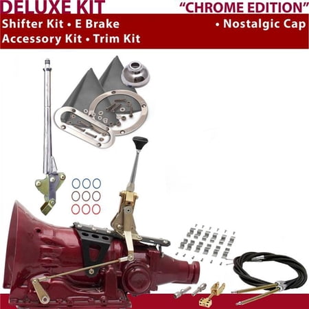 American Shifter AOD Shifter Kit 6 in. E-Brake Cable Clamp Trim Kit for C82E5