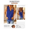 thumbnail image 6 of Dokotoo Womens Lace Tank Tops Summer Shirts Casual Tanks Casual Loose Sleeveless Blouse Shirts, 6 of 6