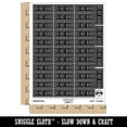 thumbnail image 2 of Do Not Bend Double Line Border Sticker Set - Black - Gloss Finish - 1.5" Small, 2 of 7