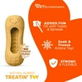 thumbnail image 5 of Nylabone Strong Chew Fillable Peanut Dog Chew Toy Peanut Butter Medium (1 Count), 5 of 19