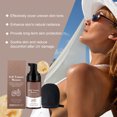 thumbnail image 3 of Natural Sunless Tanning Foam 100ml - Autobronceador de tono oscuro con ácido hialurónico y glicerina - Fácil aplicación, no pegajoso, fórmula limpia - Para todo tipo de pieles, apto para viajes, 3 of 7