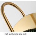 thumbnail image 4 of Glass Lampshade Led Wall Lights RustProof Seamless Welding Wall Lamp Round Wrought Iron Sconce, 4 of 5