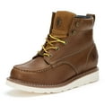 thumbnail image 1 of Rockrooster 6" Men's Brown Soft Toe EH Rated Wedge Work Boots for Adult E Width VAP838-7.5, 1 of 7