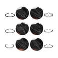 thumbnail image 2 of Banda de metal Unisex Accesorios para el cabello Variedad Unisex6pcs-negro, 2 of 5