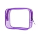 thumbnail image 2 of Bolsa de maquillaje para mujer, impermeable, portátil, ligera, transparente, para viaje. Púrpura M, 2 of 9