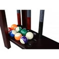 thumbnail image 4 of Carmelli BG2567W Classic Floor Billiard Pool Cue Rack, Antique Walnut, 4 of 5