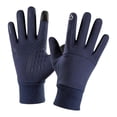 thumbnail image 2 of Winter Ski Gloves Fleece Lined Non Slip Warm Mittens for Snow Skating Riding M Black, 2 of 8
