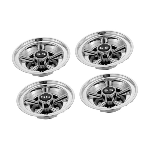 relayinert 4Pcs Golf Cart Hub Caps Lightweight silver Universal Cart Compact Golf Covers Wheel silver 8 inch