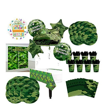 Mayflower Products Army Tank Birthday Party Supplies 8 Guests