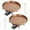 Bronze Coffee, variant on Piweml 2Pcs 20" Metal Plant Caddy with Wheels, Heavy Duty Planter Pot Mover with Drainage Device, Large Rolling Planter Caddy Indoor Outdoor Flowerpot Tray