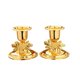 thumbnail image 2 of Candelabro de metal de hierro para decoración navideña, mesa romántica, accesorios para cenas a la luz de las velas, decoración de mesa para el hogar, decoración navideña, candelabros de metal, 2 of 6