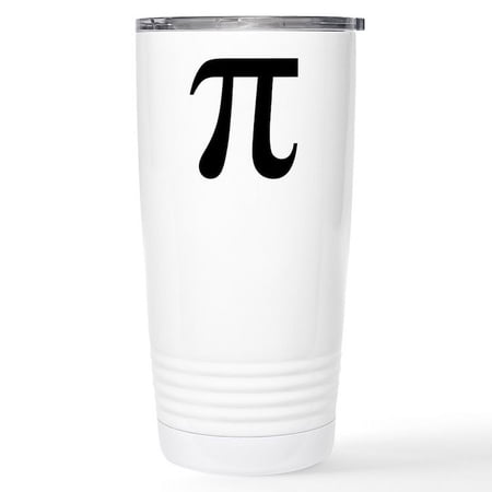 CafePress - Pi Stainless Steel Travel Mug - Insulated Stainless Steel Travel Tumbler 20 oz.