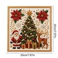 thumbnail image 3 of Christmas Pearl Diamond Painting DIY Art Kit with Frame, Christmas Pearl Bead Art Craft for Adults, Diamond Dotz Bead Painting Party Gift for Home Wall Deco, 3 of 5