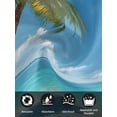 thumbnail image 7 of Palm Trees Cloth Napkins Set of 6 Reusable Dinner Napkins, Summer Beach Coastal Nautical Sea Ocean Cocktail Napkin Washable Table Napkins for Wedding/Holiday Party/Baby Shower 20"x20", 7 of 7