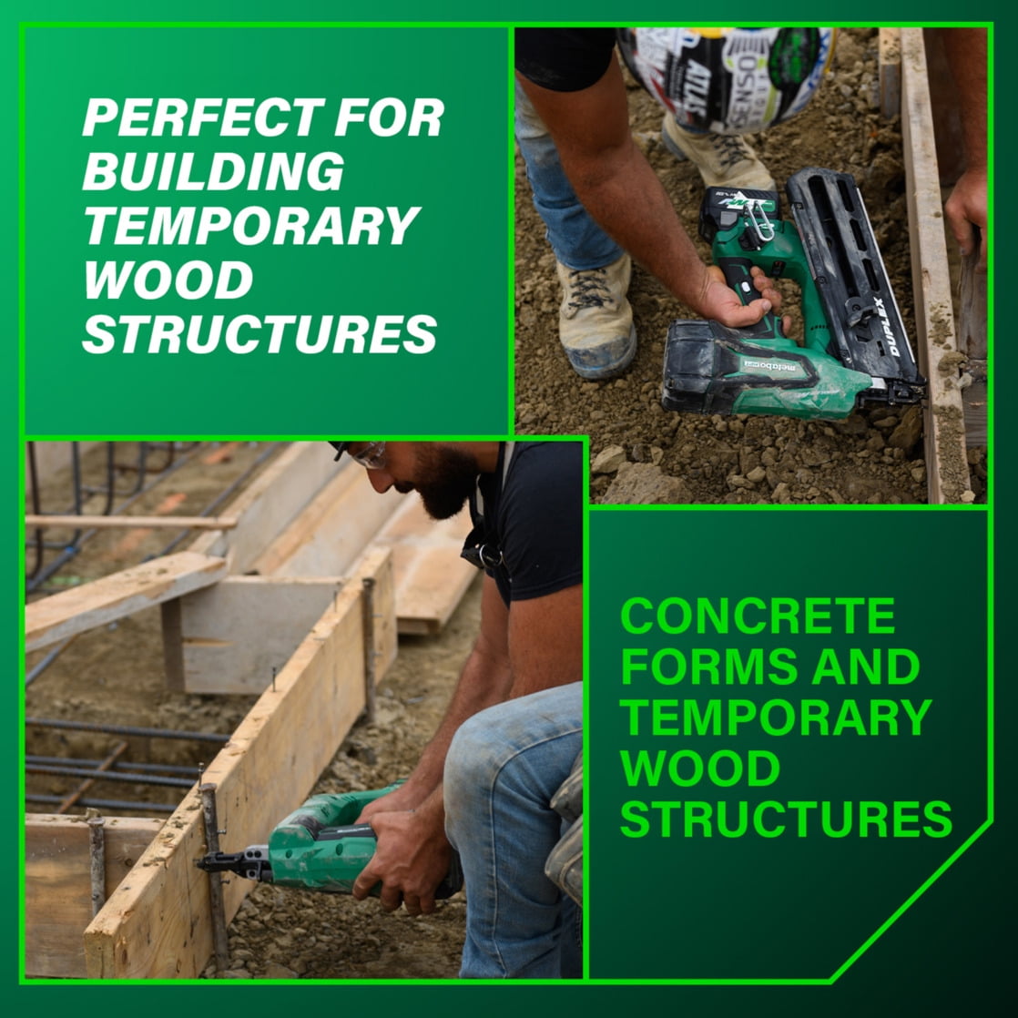 Metabo HPT 36V Cordless Forming Nailer, Battery Powered, NR3675DD