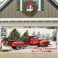 thumbnail image 6 of Extra Large Christmas Garage Door Banner Hanging Holiday Wall Background Outdoor Festive Season Front Entrance, 6 of 8