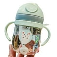 Npkgvia Glass&Bottle Baby Sippy Cup With Weighted Spill Proof Toddlers Cup With Handle