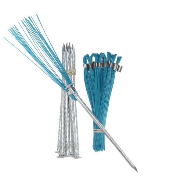 Trail Chasers Ground Markers Blue 6" Marking Whiskers with Lightweight, Non-Rust, Aluminum Stakes (Pkg of 10)