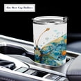 thumbnail image 5 of 20oz Stainless Steel Tumbler with Straw, Double Wall Insulated Travel Tumbler Intricately Butterfly, 5 of 7