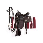 Kelly Silver Star Miniature Krypton Synthetic Saddle Package