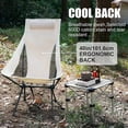 thumbnail image 1 of Fauteuil Inclinable Pliant Portable Chaise Lune d'Extérieur avec Oreiller Chaise de Pêche d'Extérieur Chaise Lune Fauteuil Inclinable Chaise Pliante d'Extérieur, 1 of 5