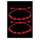 thumbnail image 2 of 2 Pulseras  Wünd 7 Nudos Hilo Rojo Destino Kit 2amuleto Protección, 2 of 2