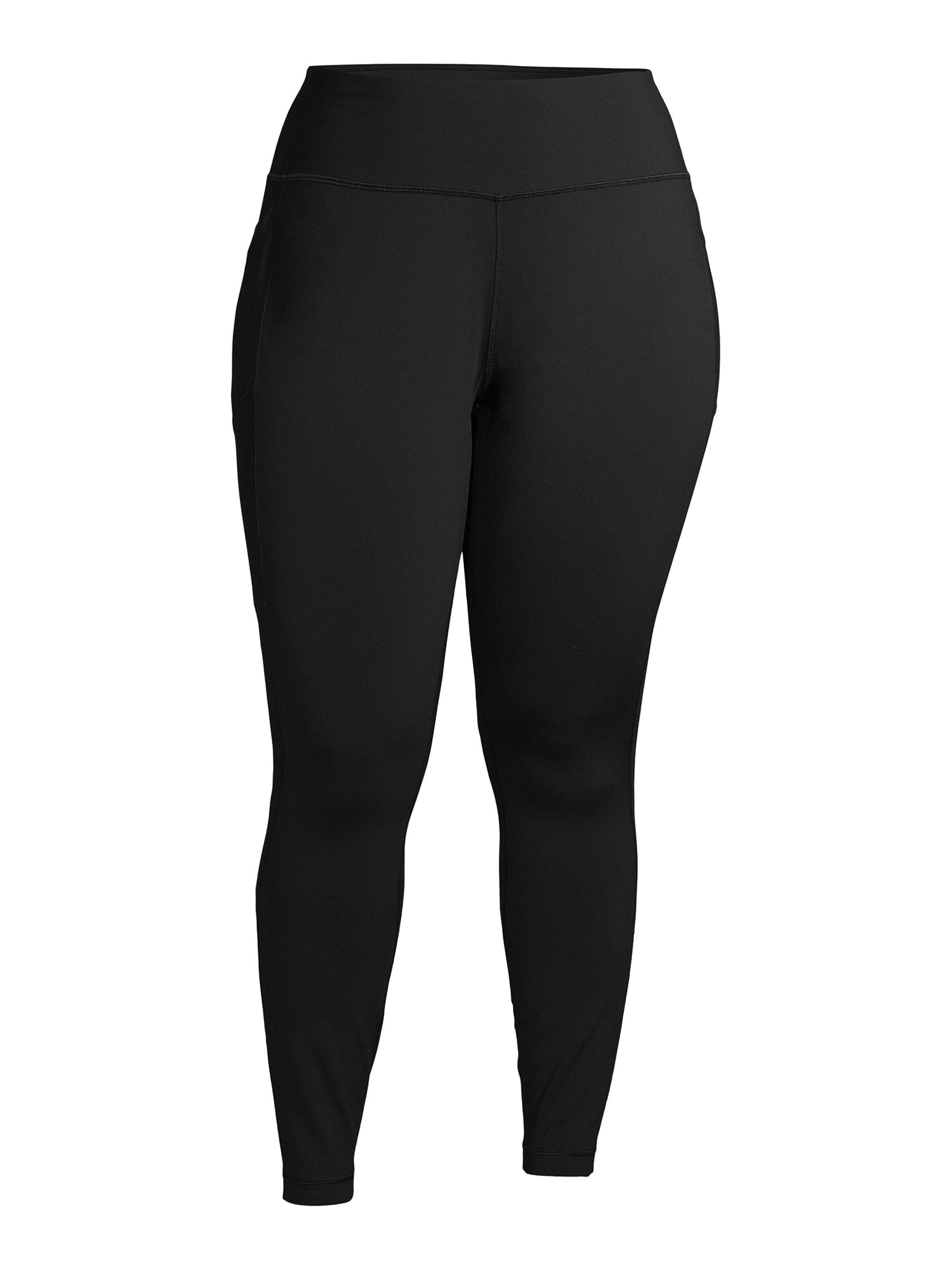 Avia Women's Plus Size High Waisted Moisture Wicking Leggings with Phone  Pocket 