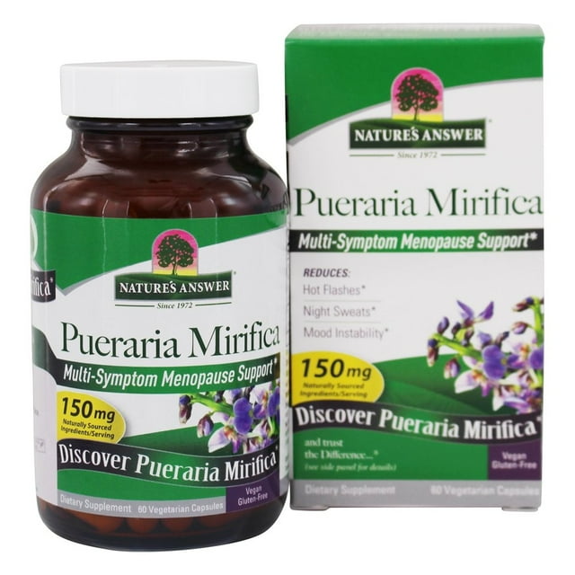 Nature's Answer - Pueraria Mirifica Multi-Symptom Menopause Support - 60 Vegetarian Capsules