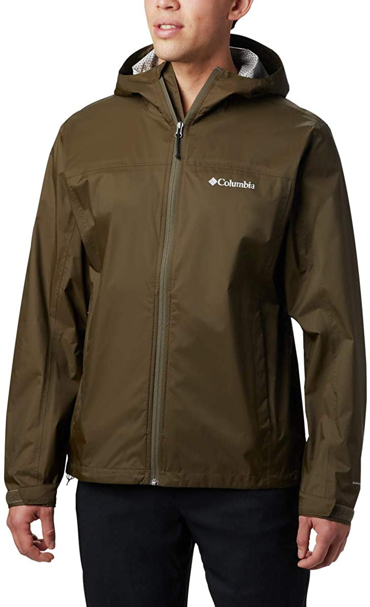 Columbia Men's Evapouration Waterproof Jacket, Olive Green, Small ...