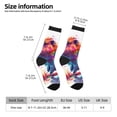 thumbnail image 5 of Yiaed Watercolor Butterfly Guinea Pig Print Great elasticity Crew Socks Sports socks for Men and Women, 5 of 5