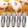 thumbnail image 2 of Style 10Pcs Pig Nipple, Pig Drinker, For Pigs Livestock Pets Farm Mouth Style Pig Waterer, 2 of 8