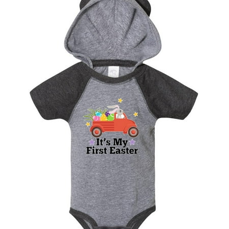 

Inktastic First Easter Bunny Egg Truck Gift Baby Boy or Baby Girl Bodysuit