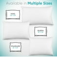 thumbnail image 3 of Digital Decor Cluster Fiber Pillows, Set of 2, Queen Size, Soft & Supportive, White, 3 of 7