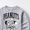 thumbnail image 3 of Peanuts - Collegiate Art - Toddler And Youth Crewneck Fleece Sweatshirt, 3 of 6