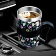 thumbnail image 2 of 40 Oz Tumbler with Handle and Silicone Straws,Coffee Insulated Tumbler with Handle,40 Oz Flowers Water Bottles,Travel Mug with Handle, 2 of 6
