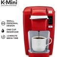 thumbnail image 2 of Keurig K15 Coffee Maker, Single Serve K-Cup Pod Coffee Brewer, 6 to 10 Oz. Brew Sizes, Chili Red, 2 of 9