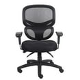 thumbnail image 3 of Scranton & Co Transitional Fabric Multi-Function Headrest Task Chair in Black, 3 of 4