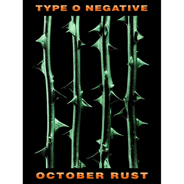 O-Negative Octubre Óxido Pintura Decorativa Póster Arte la Pared para Ba 30x40cm
