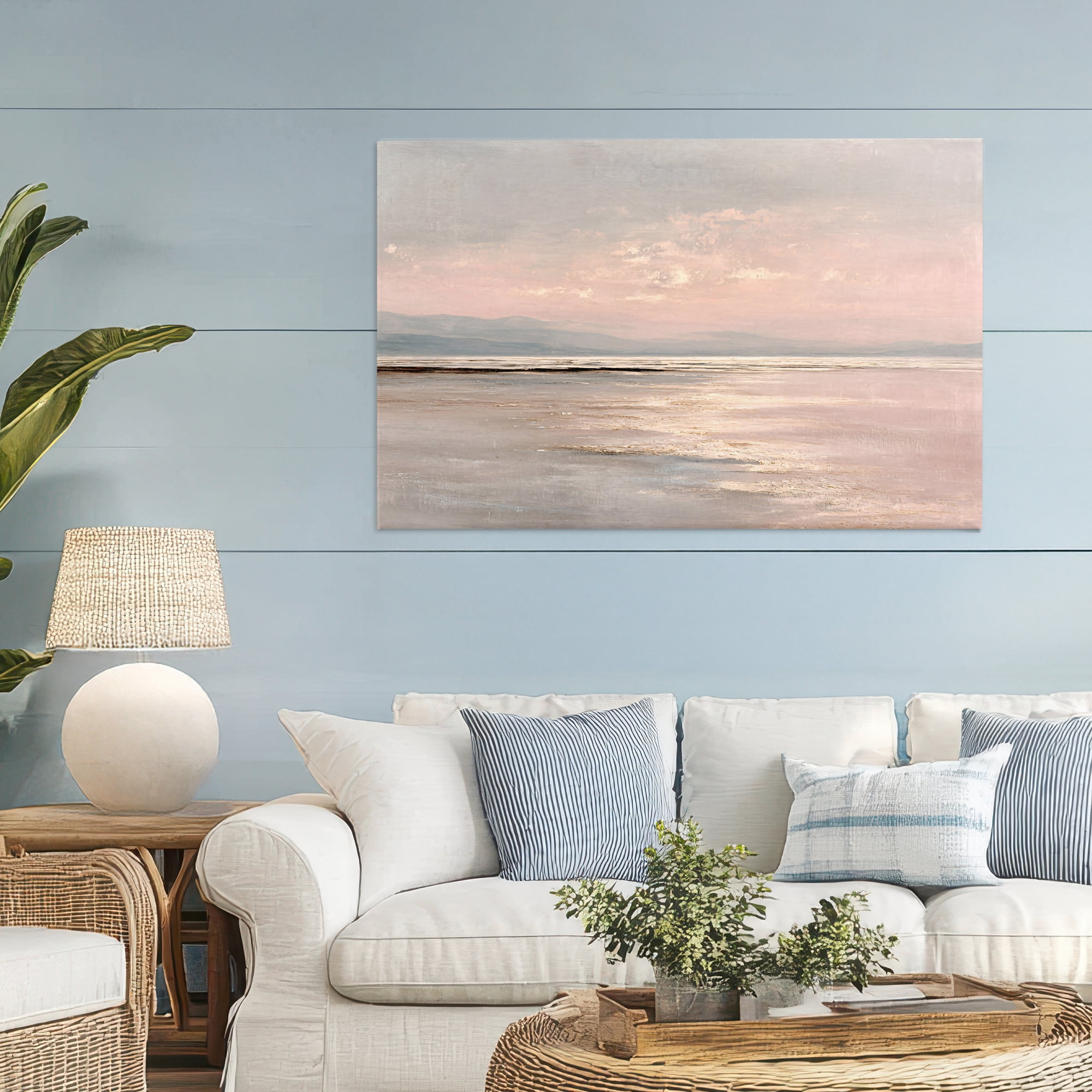 Stupell Industries Vast Blush Seascape Canvas Wall Art, design by Jacky Ngan