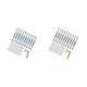 thumbnail image 2 of Sidaley Cassette Tornillos Kit de barra de soporte Dispositivo de reparación resistente a la oxidación para interruptor de pared 86 Tipo de 86 tipo de metal 2piezas, 2 of 4